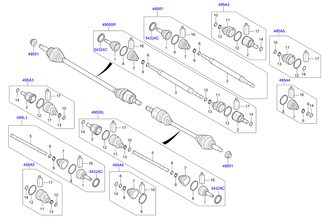 DRIVE SHAFT (FRONT)