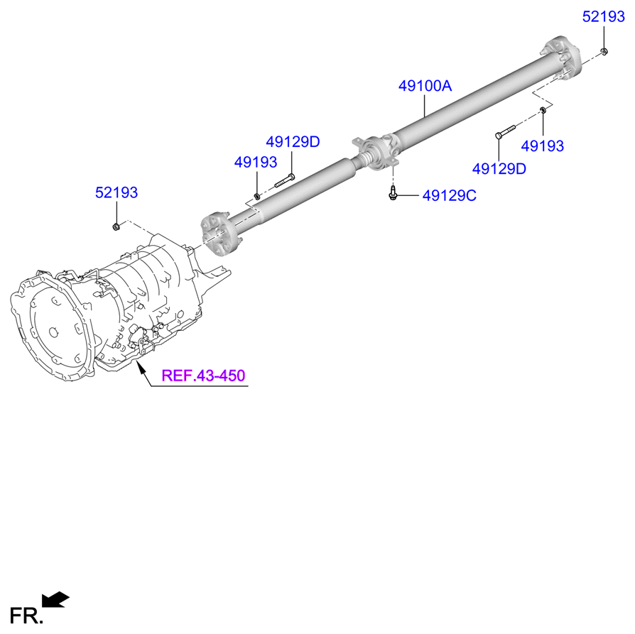 DRIVE SHAFT (REAR)