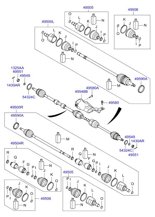 DRIVE SHAFT (FRONT)