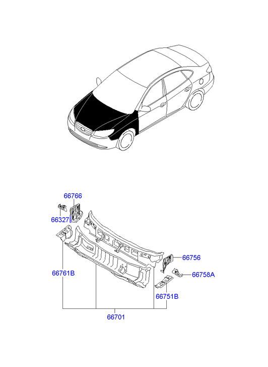 PANEL - REAR DOOR