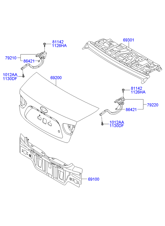 PANEL - REAR DOOR