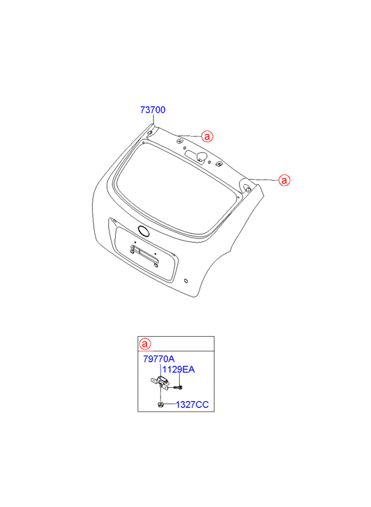 PANEL - REAR DOOR