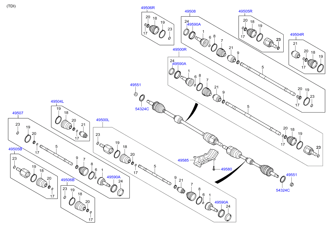 DRIVE SHAFT (FRONT)