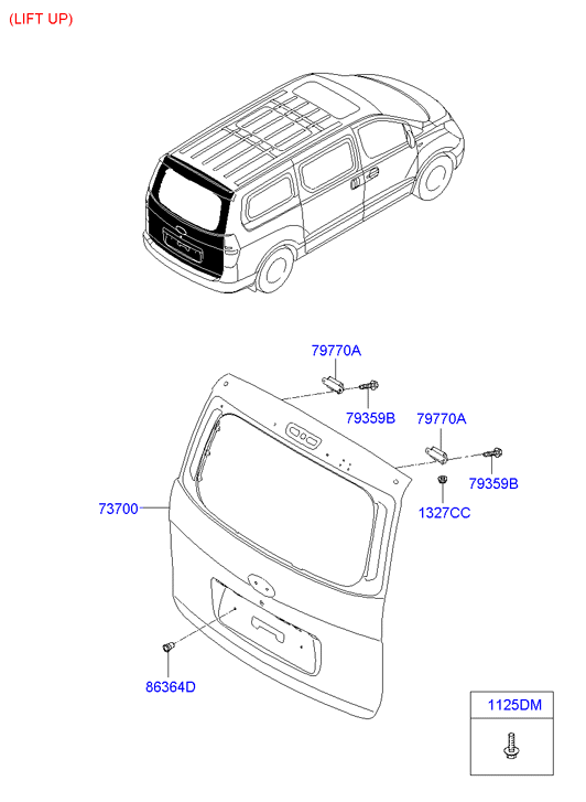 PANEL - REAR DOOR