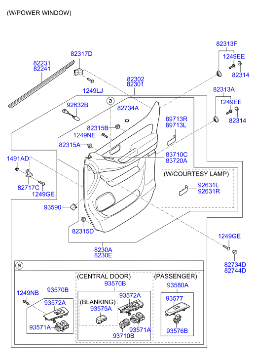 HARDWARE - REAR SEAT