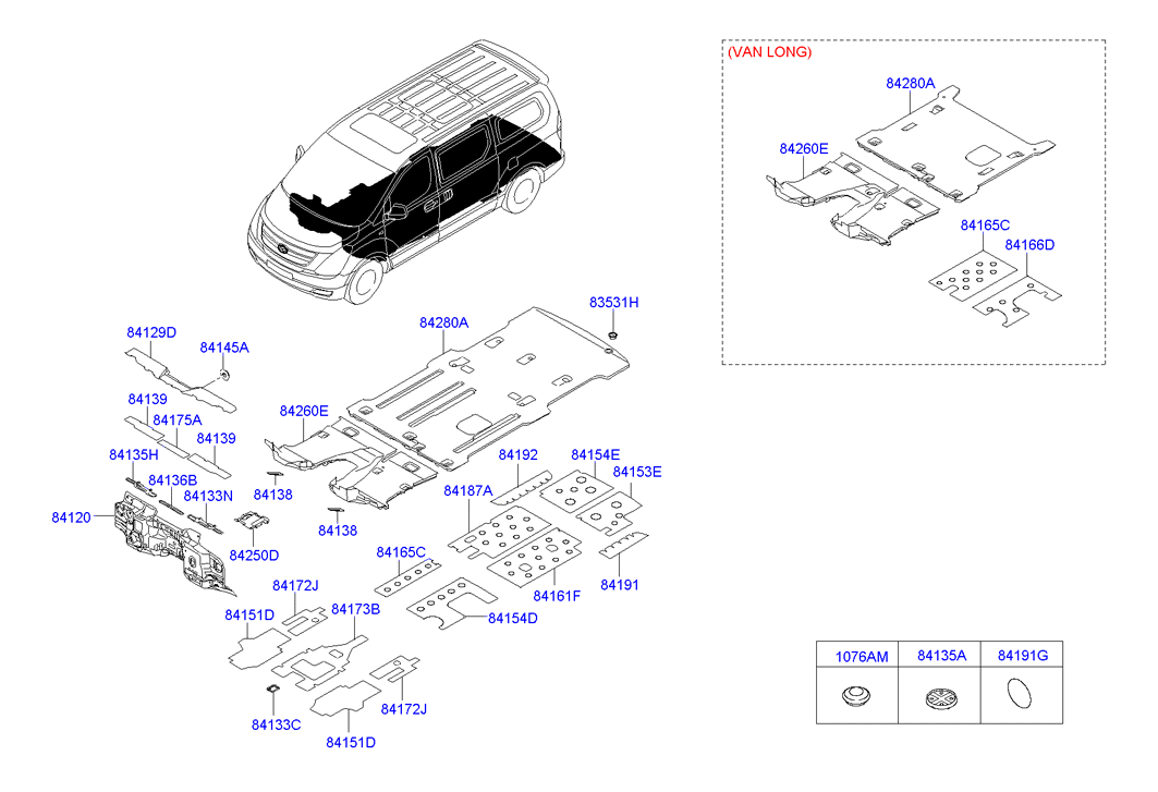 HARDWARE - REAR SEAT