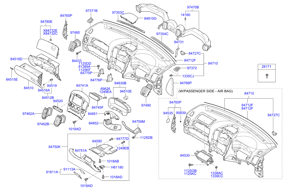 HARDWARE - REAR SEAT