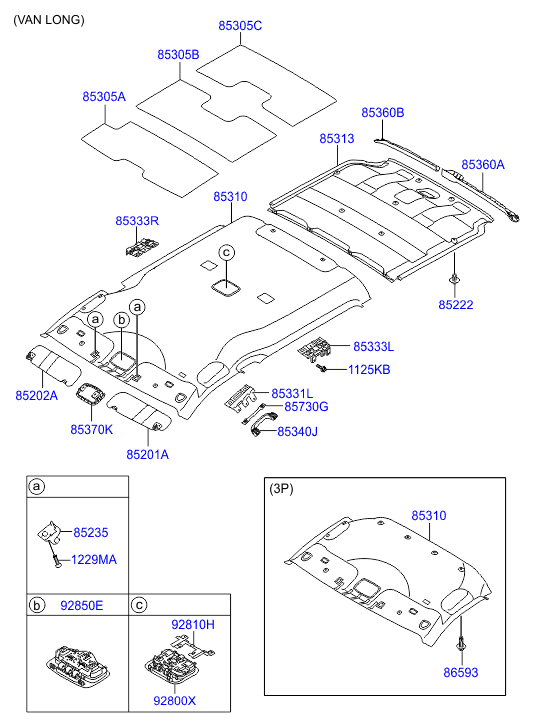 HARDWARE - REAR SEAT