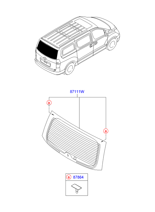 HARDWARE - REAR SEAT