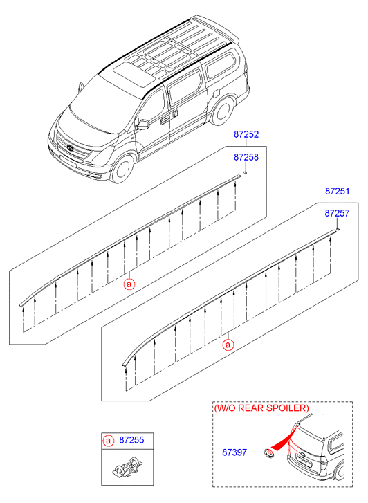 HARDWARE - REAR SEAT