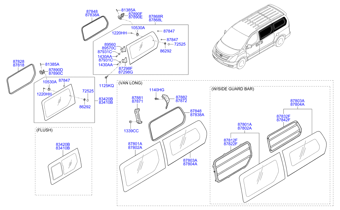 HARDWARE - REAR SEAT