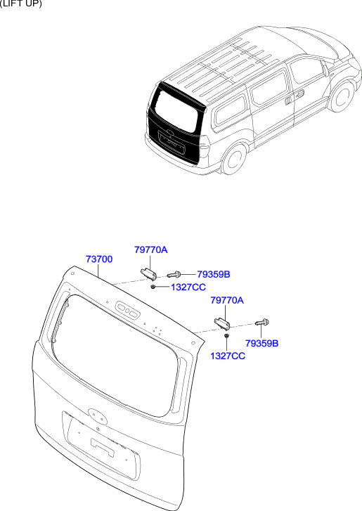 PANEL - REAR DOOR