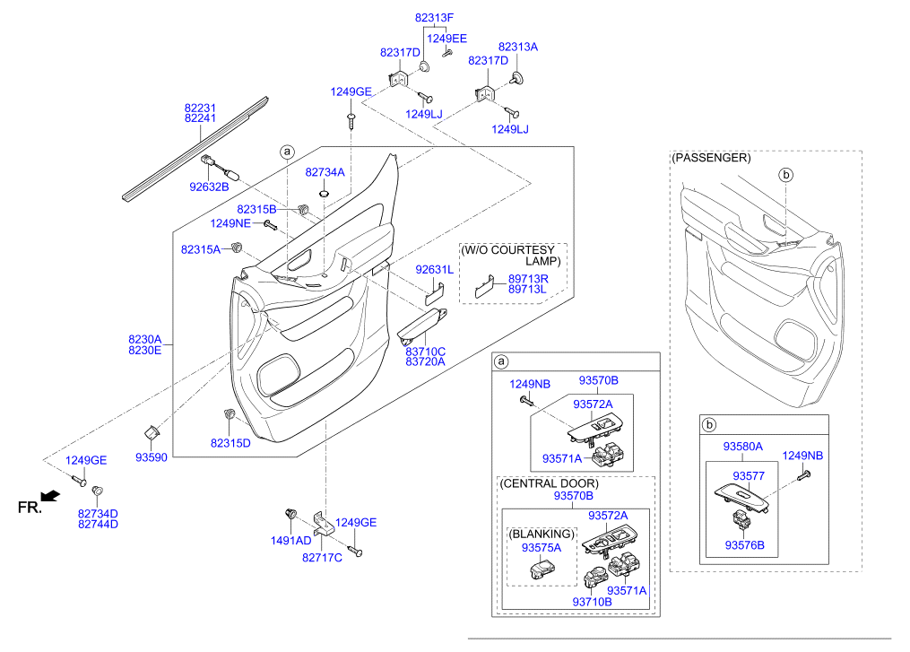 HARDWARE - REAR SEAT