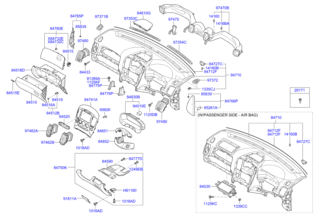 HARDWARE - REAR SEAT