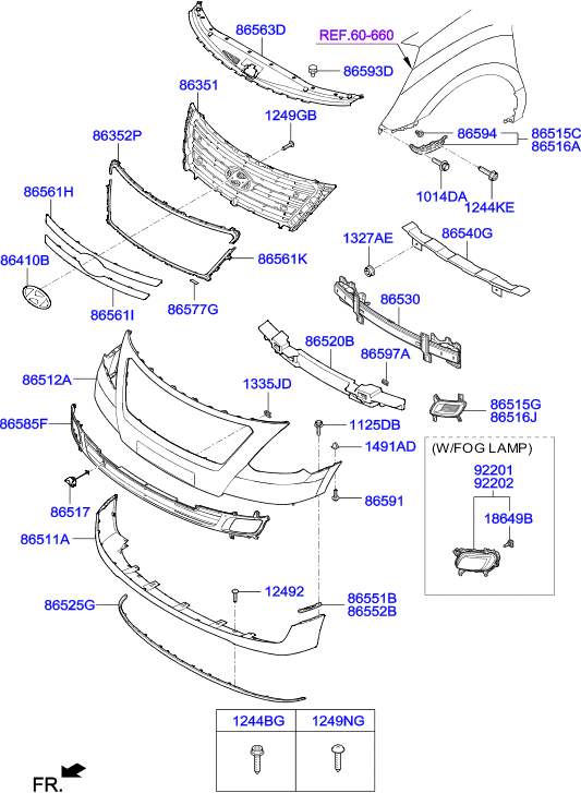 HARDWARE - REAR SEAT