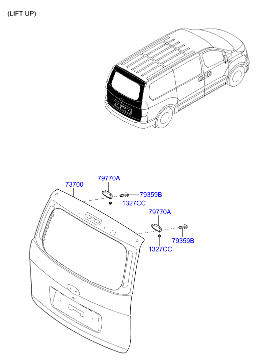 PANEL - REAR DOOR