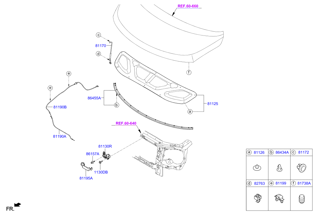 HARDWARE - REAR SEAT