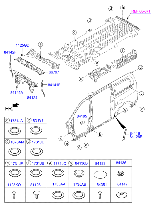 HARDWARE - REAR SEAT