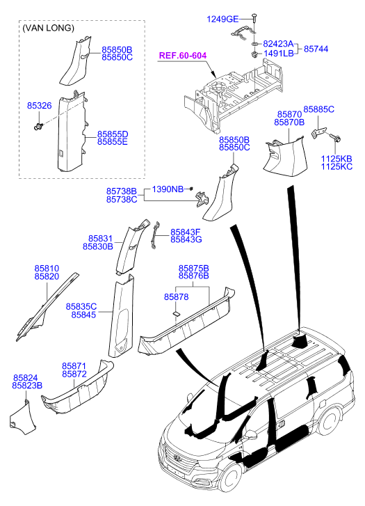 HARDWARE - REAR SEAT