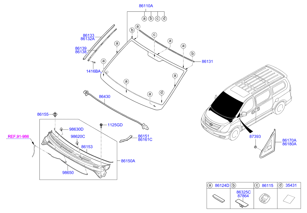 HARDWARE - REAR SEAT