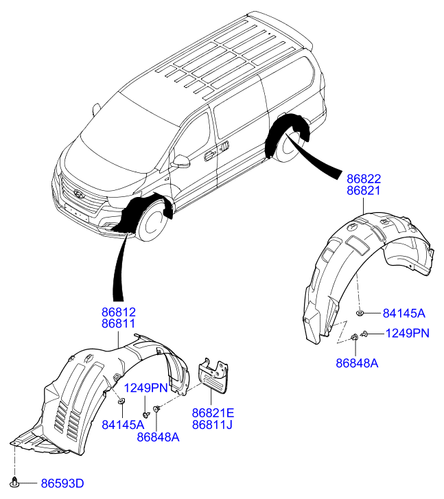 HARDWARE - REAR SEAT