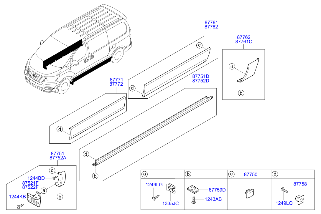 HARDWARE - REAR SEAT