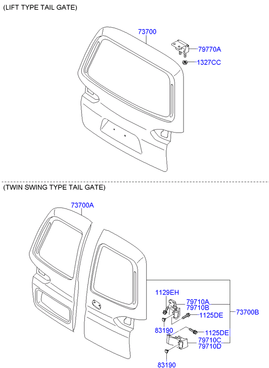 PANEL - REAR DOOR