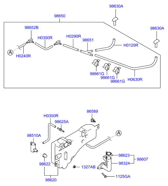 AIR CONDITIONER SYSTEM - EVAPORATOR