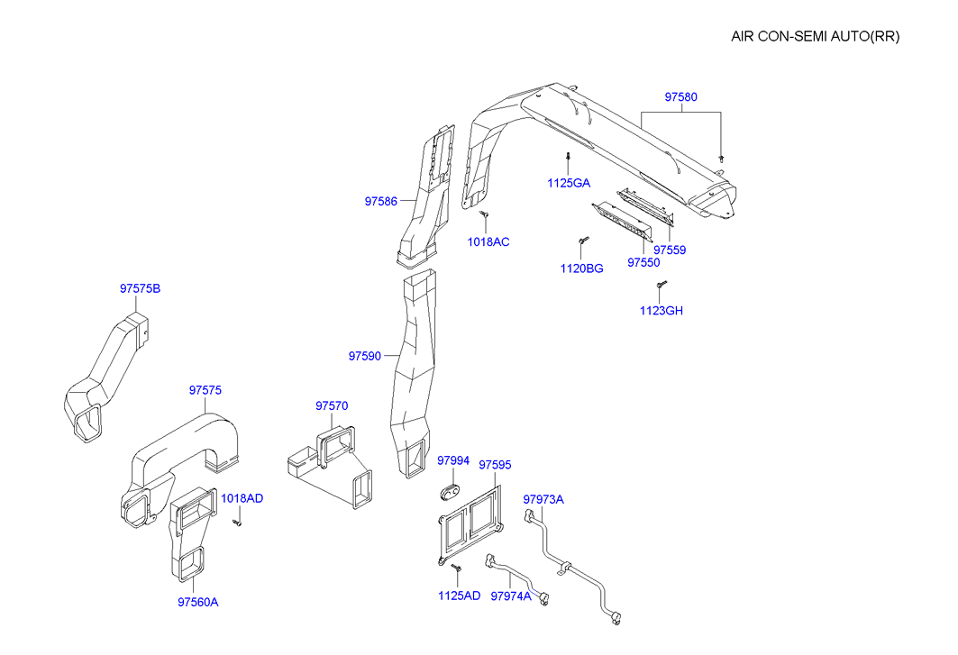 AIR CONDITIONER SYSTEM - EVAPORATOR