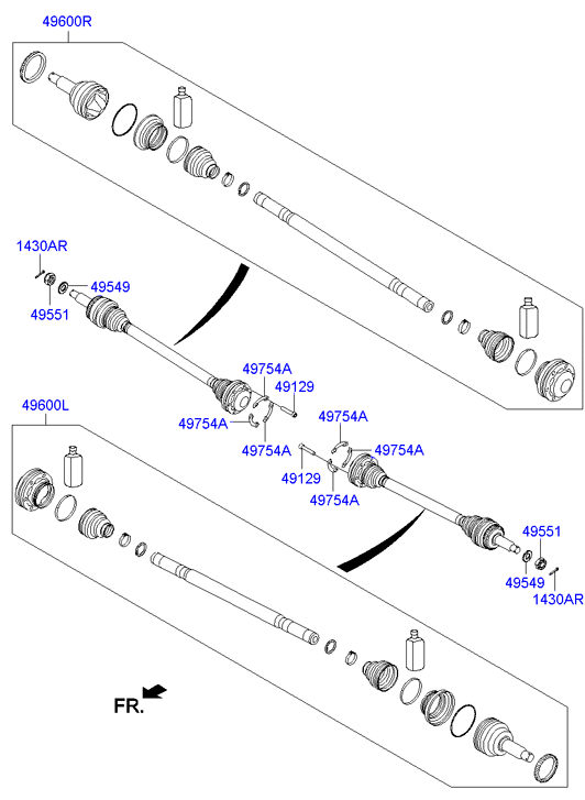 DRIVE SHAFT (REAR)