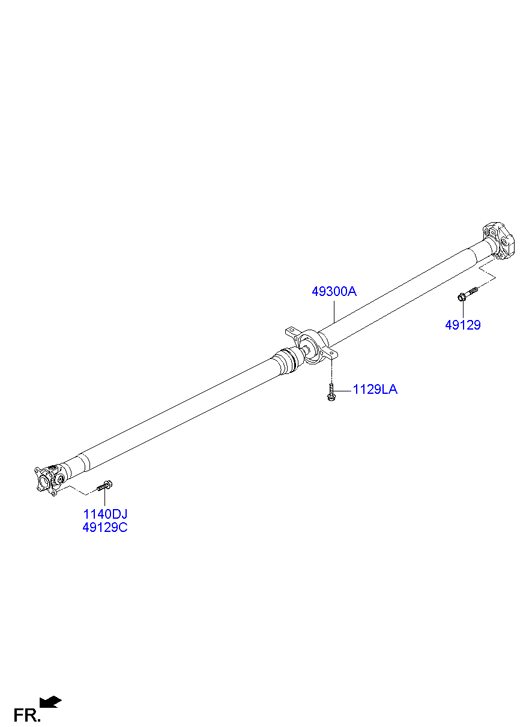 DRIVE SHAFT (REAR)