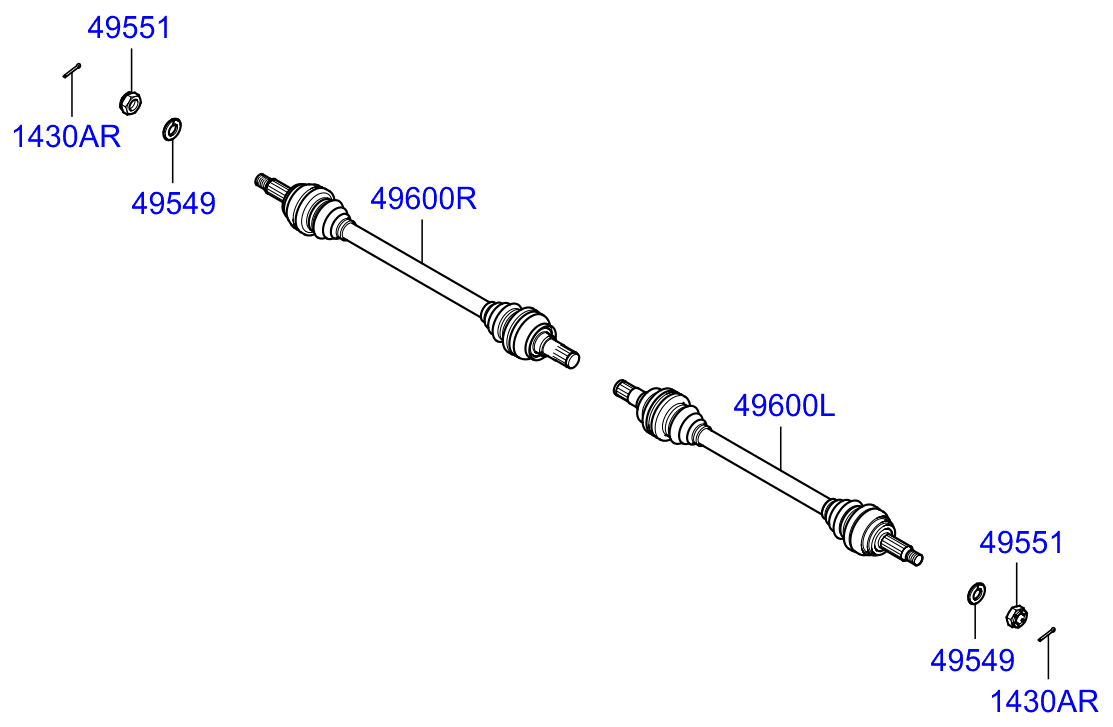 DRIVE SHAFT - FRONT