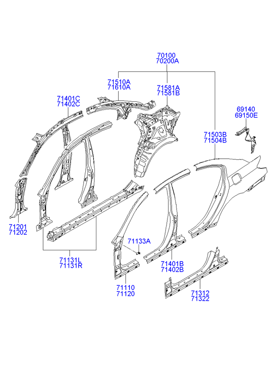 PANEL - REAR DOOR