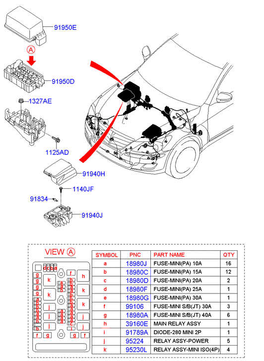 A/C SYSTEM - COOLER LINE, FRONT