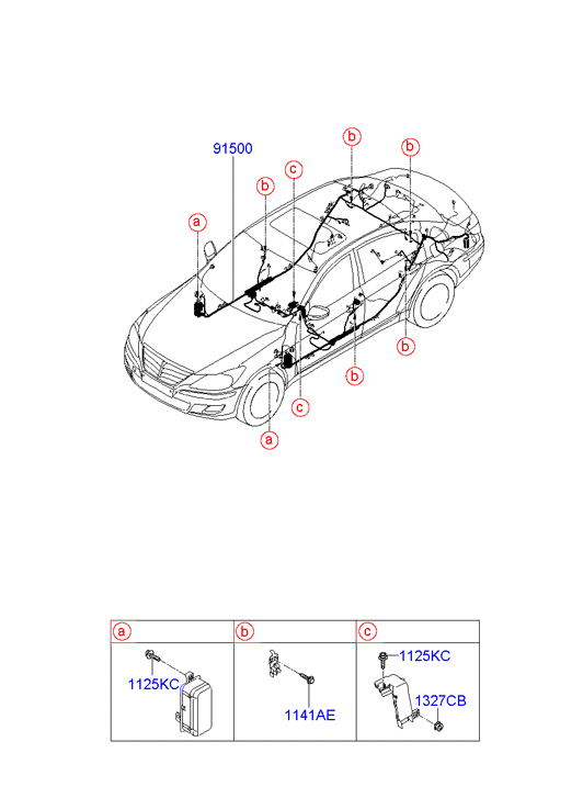 A/C SYSTEM - COOLER LINE, FRONT