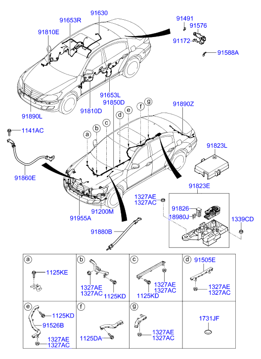 A/C SYSTEM - COOLER LINE, FRONT