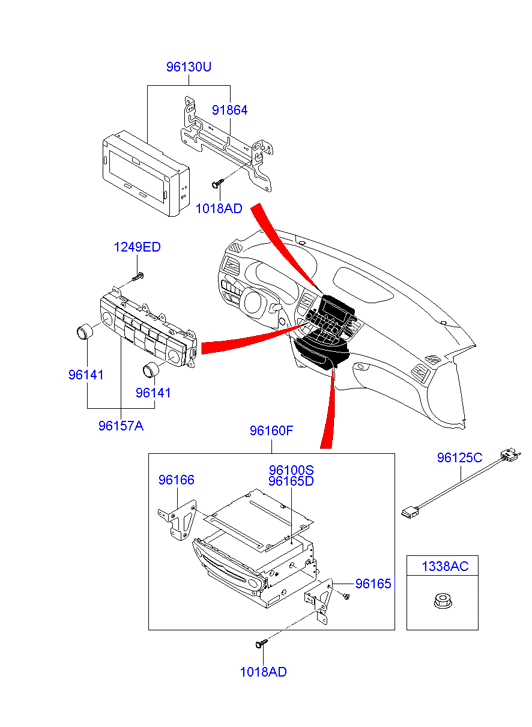 A/C SYSTEM - COOLER LINE, FRONT