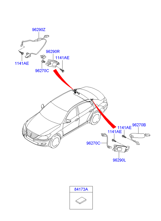 A/C SYSTEM - COOLER LINE, FRONT