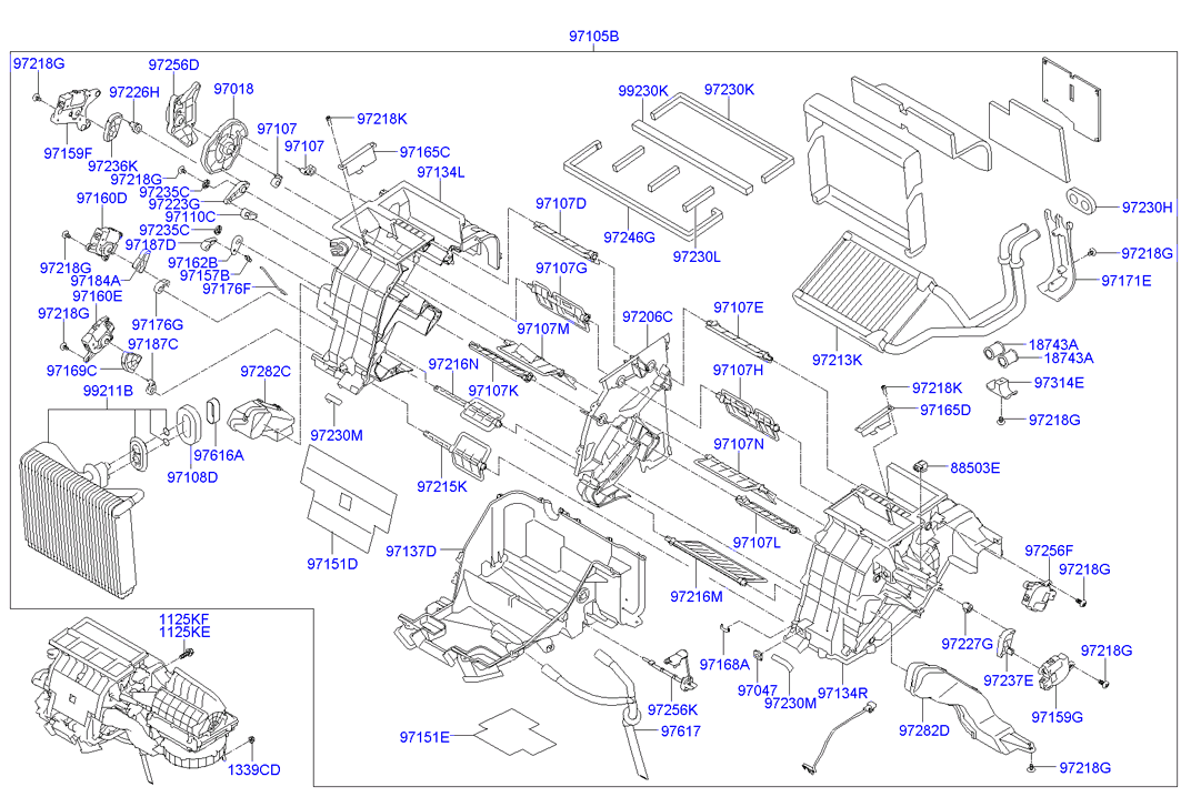 A/C SYSTEM - COOLER LINE, FRONT