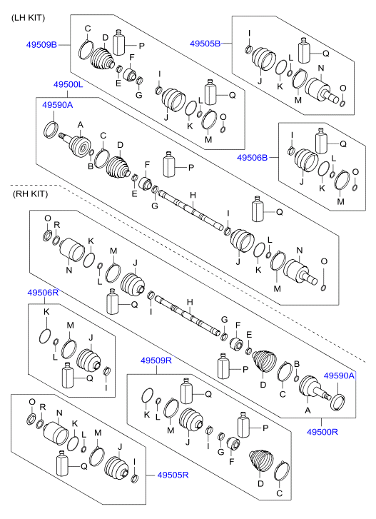 DRIVE SHAFT - FRONT