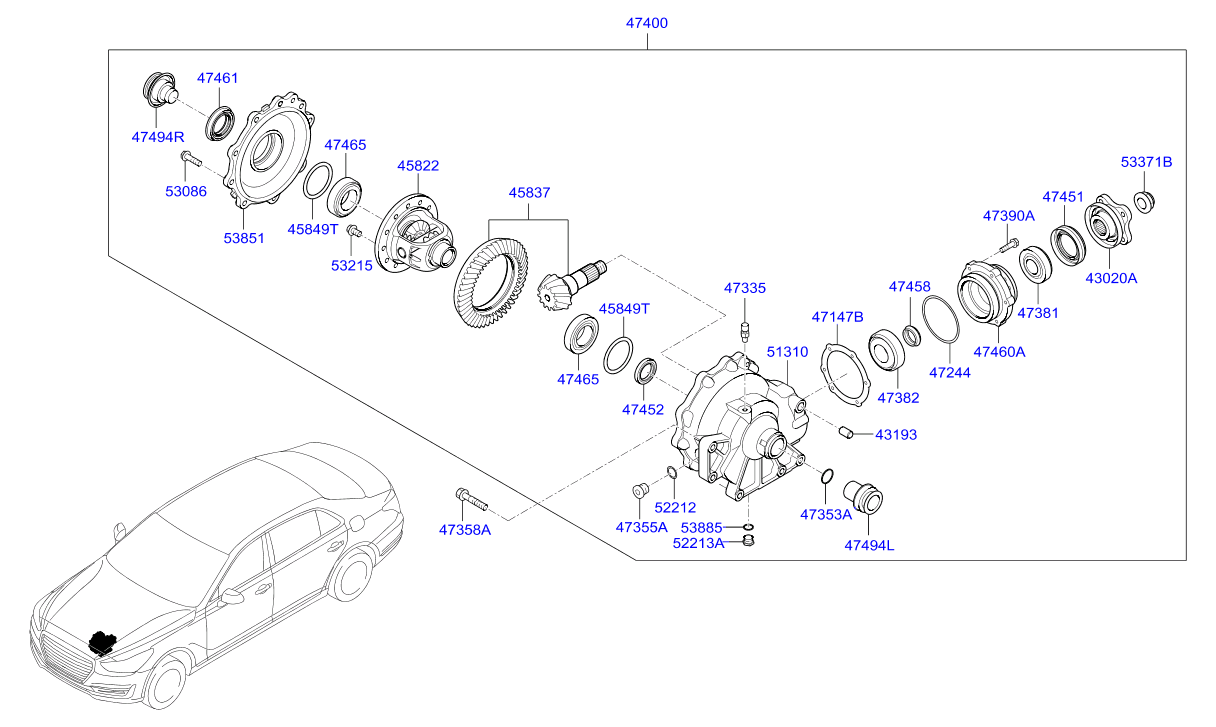 DRIVE SHAFT (REAR)