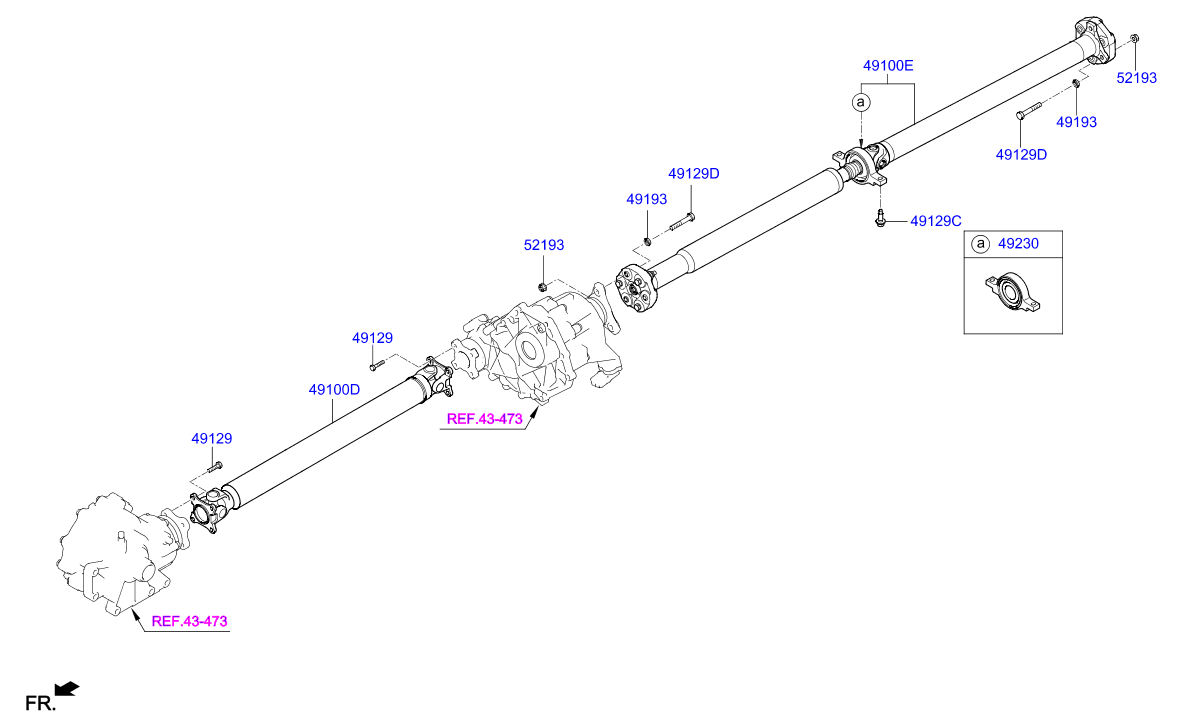 DRIVE SHAFT (REAR)