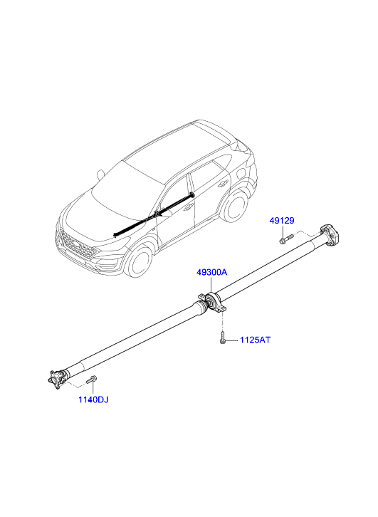 DRIVE SHAFT (REAR)