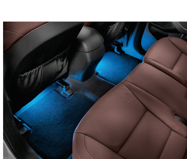 LED FOOTWELL ILLUMINATION WHITE SECOND ROW