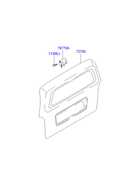 PANEL - REAR DOOR