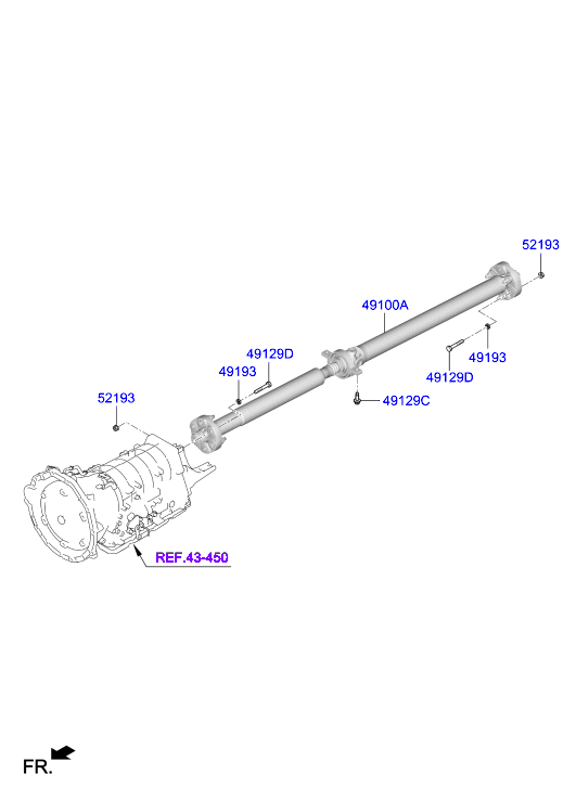 DRIVE SHAFT (REAR)