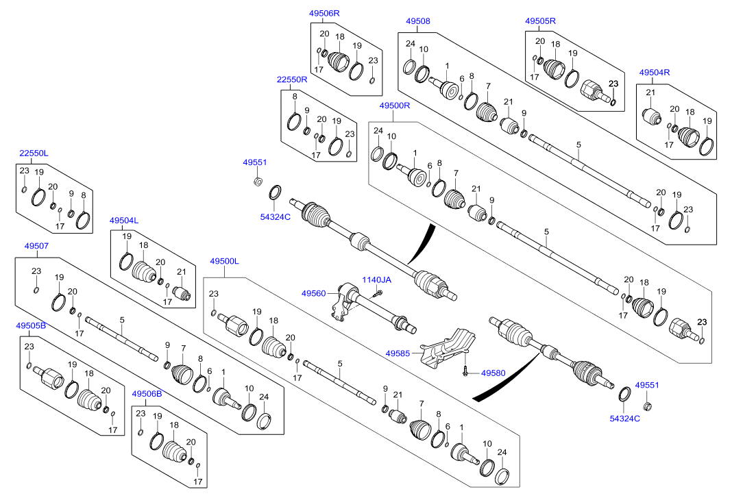 DRIVE SHAFT (FRONT)