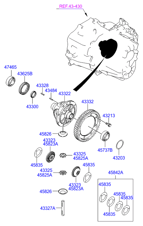 DRIVE SHAFT ASSY - REAR