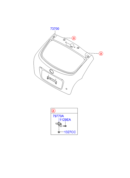 PANEL - REAR DOOR