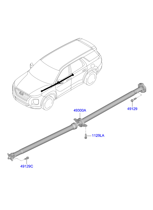 DRIVE SHAFT (REAR)